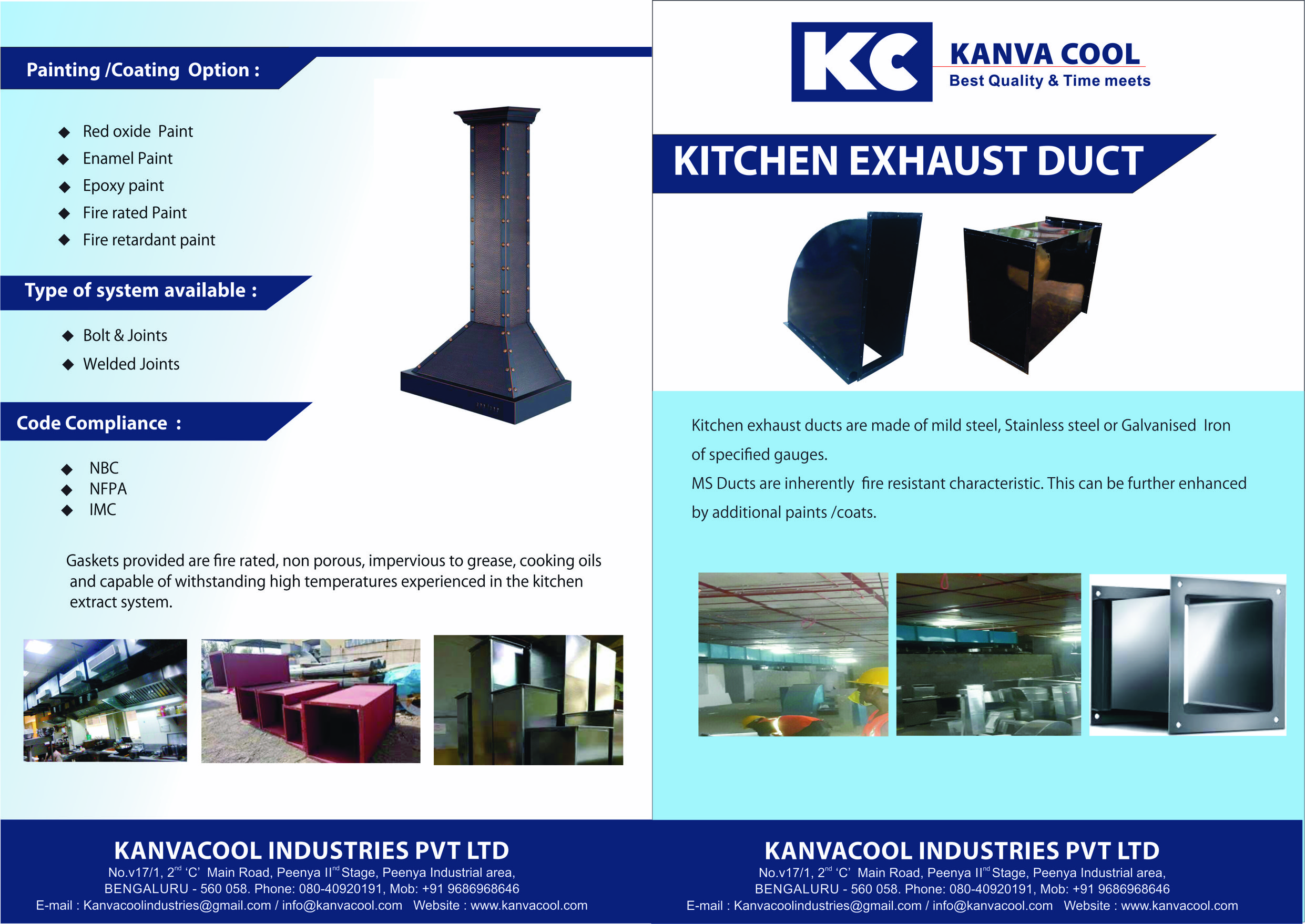 Kitche-Exhaust-Duct